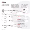 CLUB3D USB USB-C, Y-laadimiskaabel 2x USB USB-C, max 100 W, 1,83 m/6 jalga M/M
