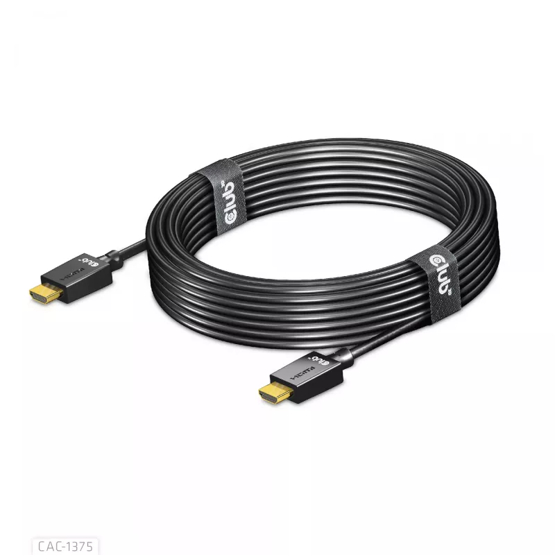 CLUB3D Ultra High Speed HDMI™ sertifitseeritud kaabel 4K120Hz 8K60Hz 48Gbps M/M 5m/16.4ft