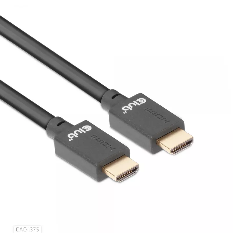 CLUB3D Ultra High Speed HDMI™ sertifitseeritud kaabel 4K120Hz 8K60Hz 48Gbps M/M 5m/16.4ft