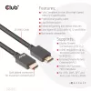 CLUB3D Ultra High Speed HDMI™ sertifitseeritud kaabel 4K120Hz 8K60Hz 48Gbps M/M 5m/16.4ft