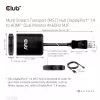 CLUB3D Multi Stream Transport (MST) Hub DisplayPort 1.4 HDMI-le kahe monitori 4K60Hz M/F