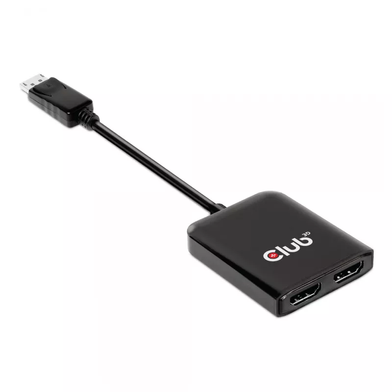 CLUB3D Multi Stream Transport (MST) Hub DisplayPort 1.4 HDMI-le kahe monitori 4K60Hz M/F