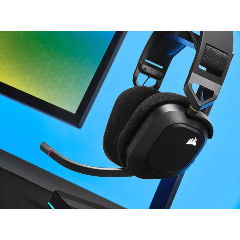 CORSAIR Mängupeakomplekt HS80 - Juhtmevaba - Carbon