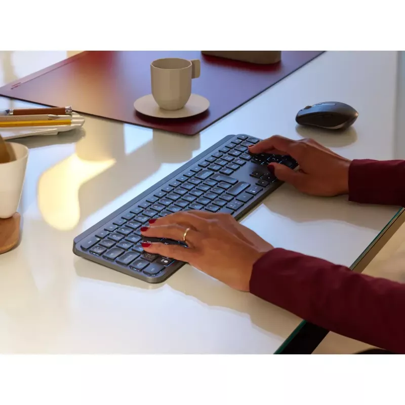 LOGITECH Mx Keys For Business - Juhtmeta klaviatuur - Grafiit - USA rahvusvaheline QWERTY