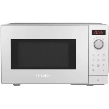Solo mikrolaineahi Bosch Serie 2 FFL023MW0 — 800 W, 20 L, 5 võimsustaset, 270 mm pöördlaud, valge