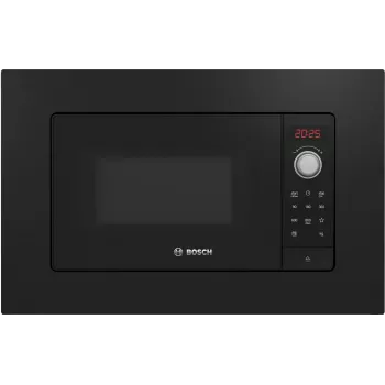 Bosch Serie 2 BFL623MB3 mikrolaineahi Must Soolo mikrolaineahi Sisseehitatav 20 L 800 W