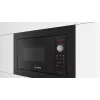Bosch Serie 2 BFL623MB3 mikrolaineahi Must Soolo mikrolaineahi Sisseehitatav 20 L 800 W