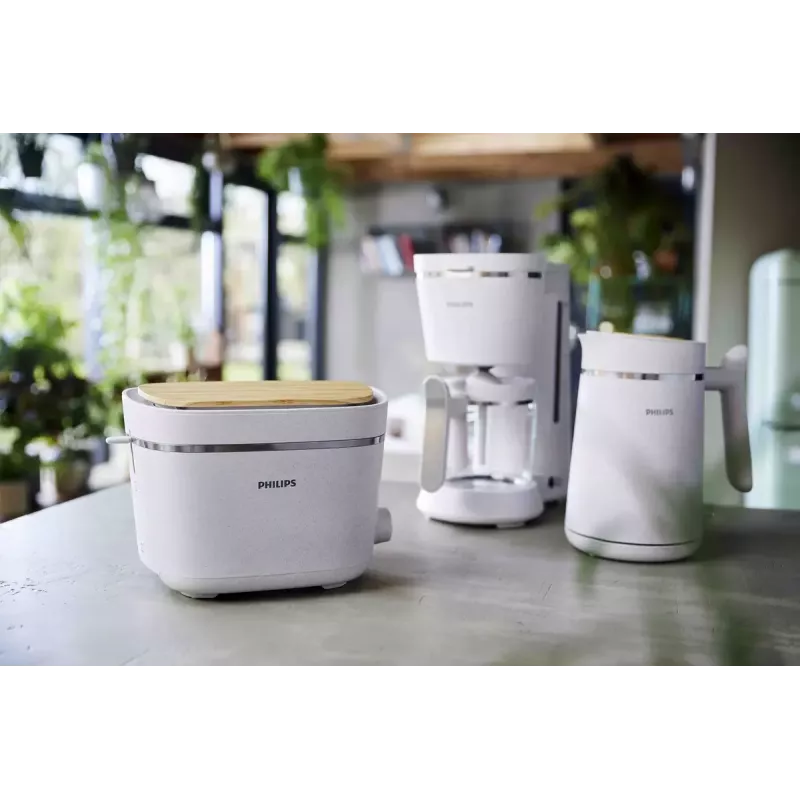 Röster Philips HD2640/10 Eco Conscious Edition, 2 viilu, 830 W, valge