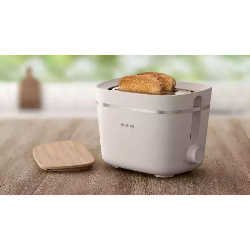 Röster Philips HD2640/10 Eco Conscious Edition, 2 viilu, 830 W, valge