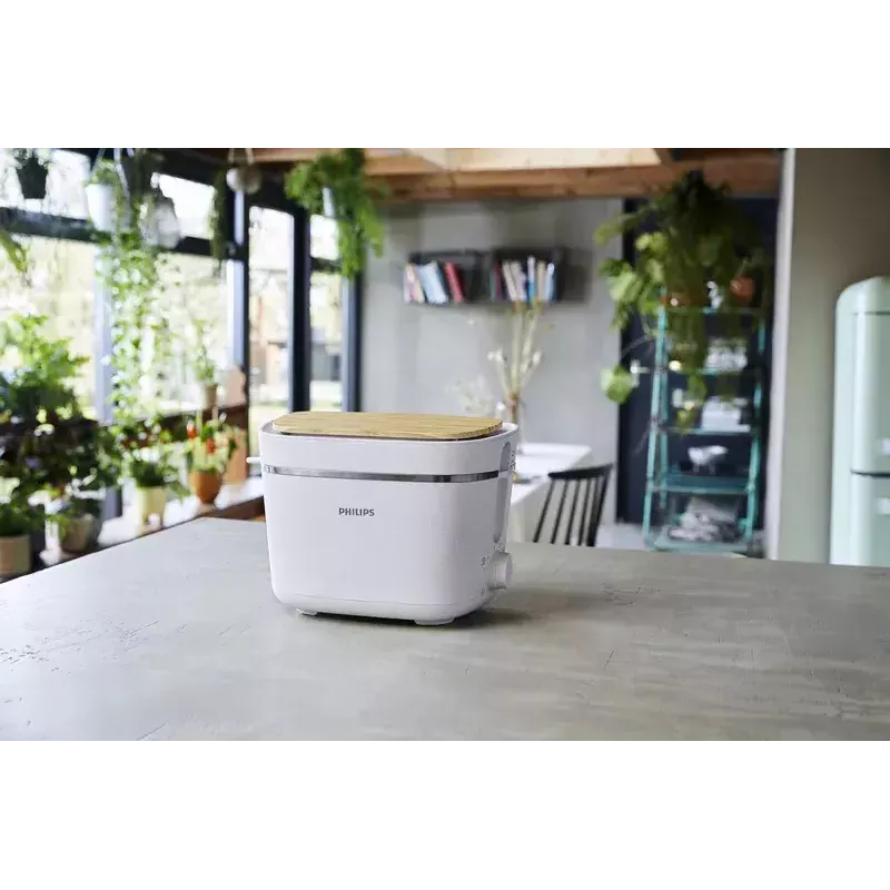 Röster Philips HD2640/10 Eco Conscious Edition, 2 viilu, 830 W, valge