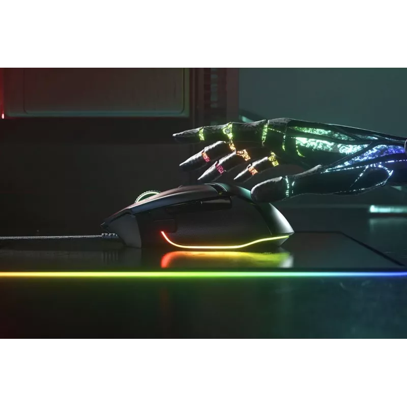 Mänguhiir Razer Basilisk V3, paremakäeline, optiline 26 000 DPI, 11 programmeeritavat nuppu, USB Type-A, must