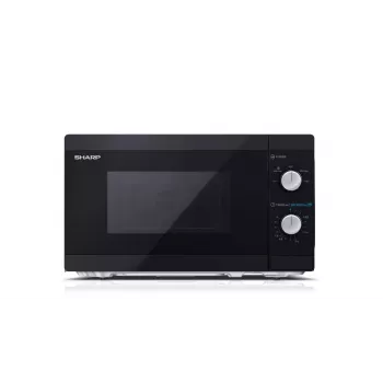 Sharp YC-MS01E-B mikrolaineahi, must, soolo mikrolaineahi, töölauale, 20 L, 800 W