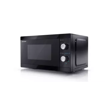 Sharp YC-MS01E-B mikrolaineahi, must, soolo mikrolaineahi, töölauale, 20 L, 800 W