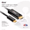 CLUB3D HDMI-USB USB-C 4K60Hz aktiivkaabel M/M 1,8m/6 jalga