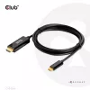 CLUB3D HDMI-USB USB-C 4K60Hz aktiivkaabel M/M 1,8m/6 jalga