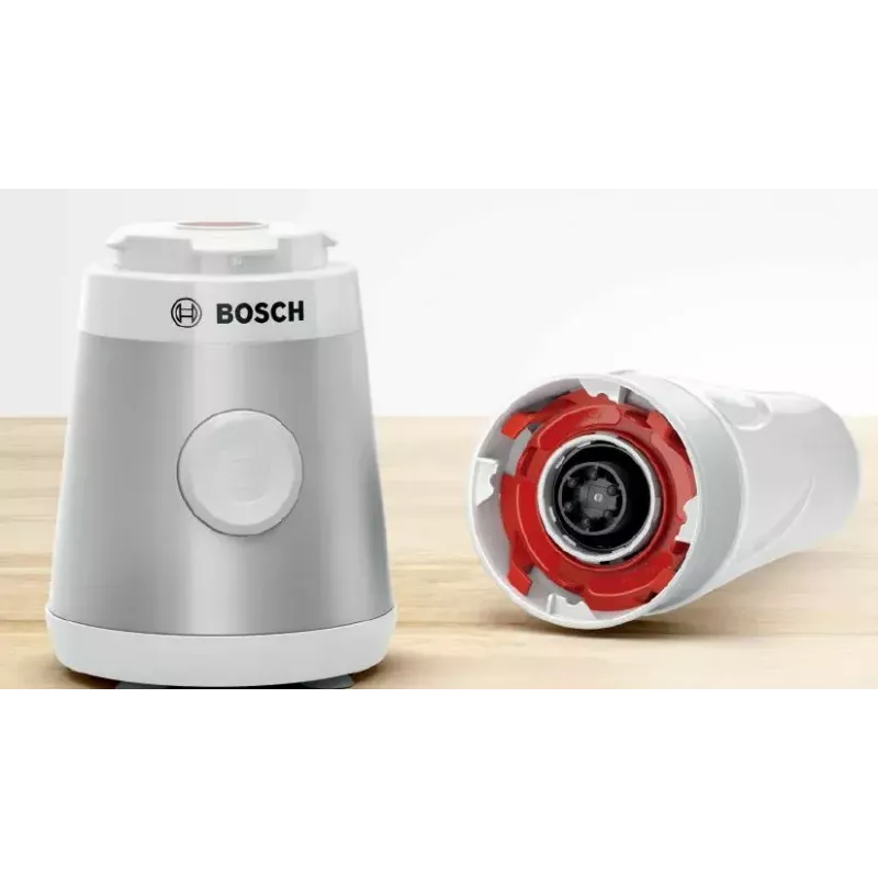 Lauasegisti Bosch VitaPower MMB2111T — 450W, 0,6 L Tritan-kann, pöördregulaator, hõbedane