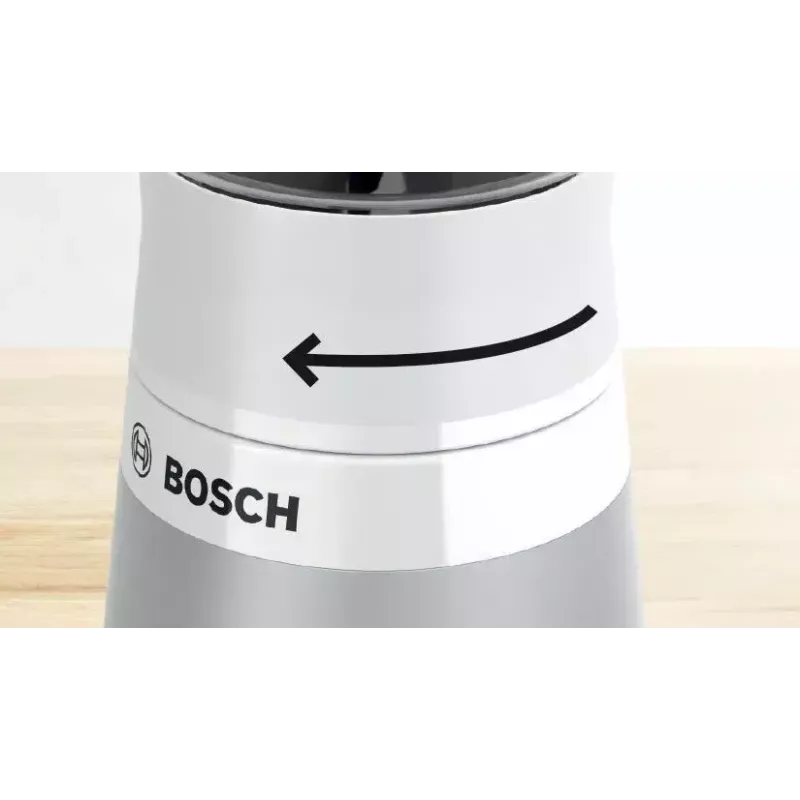 Lauasegisti Bosch VitaPower MMB2111T — 450W, 0,6 L Tritan-kann, pöördregulaator, hõbedane