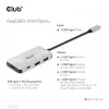 CLUB3D USB Gen2 Type-C PD laadimishub 2x Type-C 10G porti ja 2x USB Type-A 10G porti