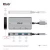 CLUB3D USB Gen2 Type-C PD laadimishub 2x Type-C 10G porti ja 2x USB Type-A 10G porti