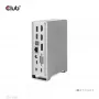 Dokkimisjaam CLUB3D CSV-1568 Metallkorpus USB Gen2 Type-C USB Gen2 Type-A HDMI DP VGA RJ45 120W