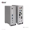 Dokkimisjaam CLUB3D CSV-1568 Metallkorpus USB Gen2 Type-C USB Gen2 Type-A HDMI DP VGA RJ45 120W