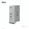 Dokkimisjaam CLUB3D CSV-1568 Metallkorpus USB Gen2 Type-C USB Gen2 Type-A HDMI DP VGA RJ45 120W