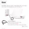 Dokkimisjaam CLUB3D CSV-1568 Metallkorpus USB Gen2 Type-C USB Gen2 Type-A HDMI DP VGA RJ45 120W