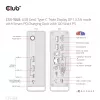 Dokkimisjaam CLUB3D CSV-1568 Metallkorpus USB Gen2 Type-C USB Gen2 Type-A HDMI DP VGA RJ45 120W