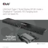 CLUB3D USB Gen1 Type-C kolme ekraani DP Alt-režiimi Displaylink dünaamilise PD laadimise dokk 120 W toiteplokiga