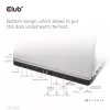 CLUB3D USB Gen1 Type-C kolme ekraani DP Alt-režiimi Displaylink dünaamilise PD laadimise dokk 120 W toiteplokiga
