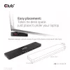 CLUB3D USB Gen1 Type-C kolme ekraani DP Alt-režiimi Displaylink dünaamilise PD laadimise dokk 120 W toiteplokiga