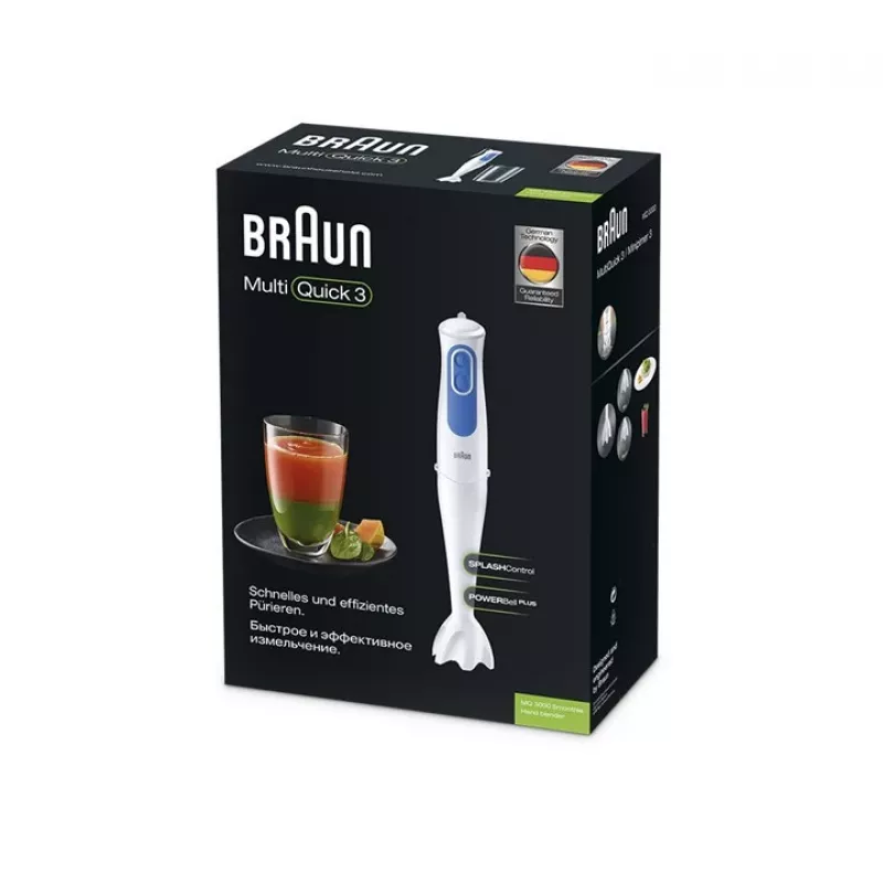 Braun MQ 3000 Smoothie 0,6 L saumsegur 700 W sinine, valge