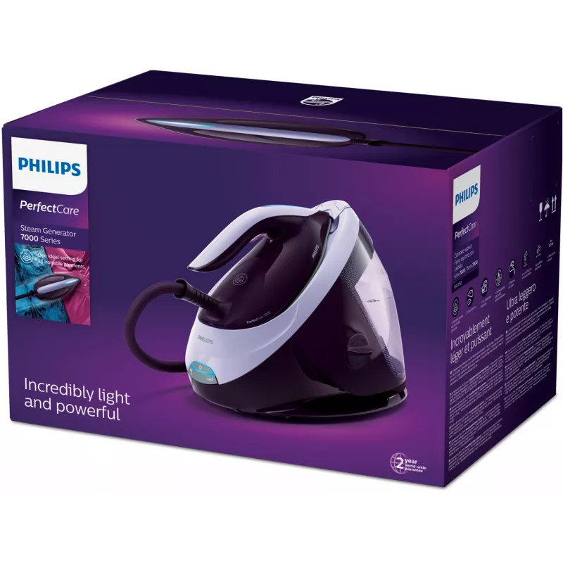 Philips 7000 series PSG7050/30 aurutriikimisjaam 2100 W 1,8 L SteamGlide Elite tallaga violetne