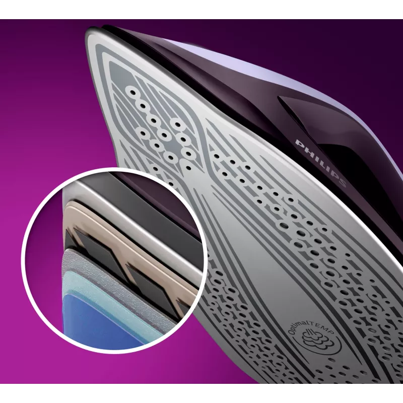 Philips 7000 series PSG7050/30 aurutriikimisjaam 2100 W 1,8 L SteamGlide Elite tallaga violetne
