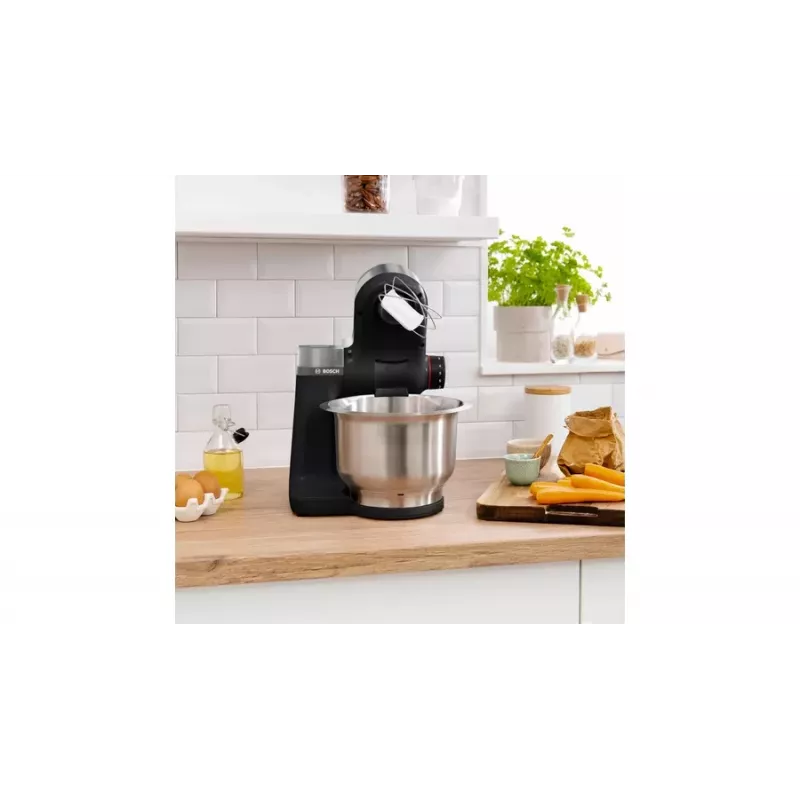 Bosch Serie 2 MUMS2VM00 köögikombain 900 W 3,8 l must, hõbedane