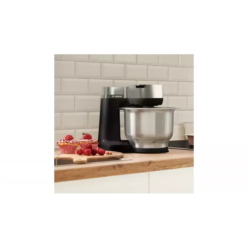 Bosch Serie 2 MUMS2VM00 köögikombain 900 W 3,8 l must, hõbedane