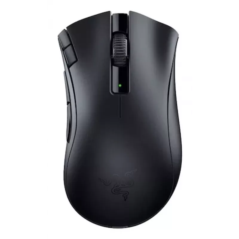 Mänguhiir Razer DeathAdder V2 X HyperSpeed — paremakäeline, juhtmevaba 2,4 GHz/Bluetooth, 14 000 DPI, 7 nuppu, AA patarei, 103 g, must