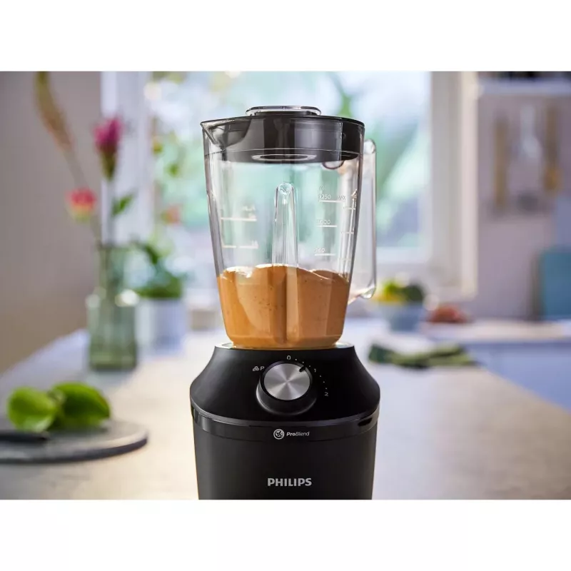 Philips 3000 seeria HR2191/01 blender 2 L lauablender 600 W Must, läbipaistev