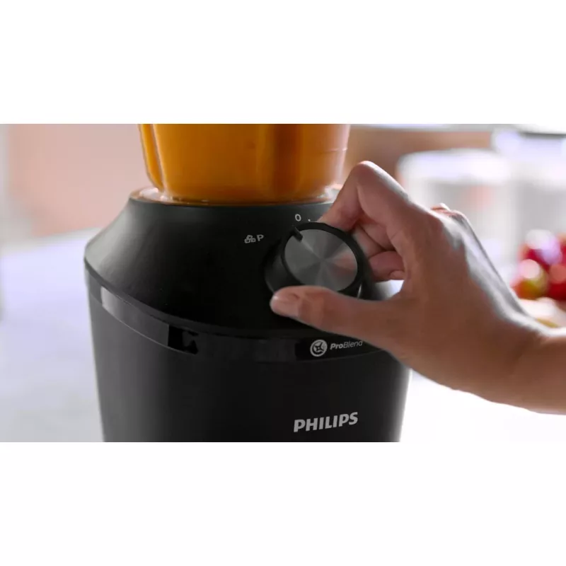 Philips 3000 seeria HR2191/01 blender 2 L lauablender 600 W Must, läbipaistev