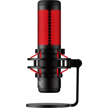 HyperX QuadCast - USB-mikrofon (must-punane) - punane valgustus