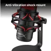 HyperX QuadCast - USB-mikrofon (must-punane) - punane valgustus