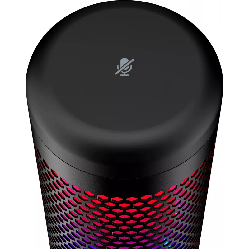 HyperX QuadCast S - USB-mikrofon (must-hall) - RGB-valgustus