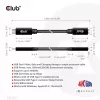 USB Gen1 USB-C pikenduskaabel CLUB3D CAC-1531, 1 m, USB-C isane kuni 2× USB-C emane, 5 Gbps, 60W PD, 4K@60Hz