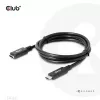 USB Gen1 USB-C pikenduskaabel CLUB3D CAC-1531, 1 m, USB-C isane kuni 2× USB-C emane, 5 Gbps, 60W PD, 4K@60Hz