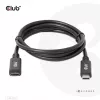 USB Gen1 USB-C pikenduskaabel CLUB3D CAC-1531, 1 m, USB-C isane kuni 2× USB-C emane, 5 Gbps, 60W PD, 4K@60Hz