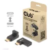 USB USB-C Gen2 nurgaadapter, komplektis 2 tk CLUB3D CAC-1528 — USB-C - USB-C, toetab 4K@120Hz