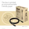 CLUB3D USB Gen1 Type-C pikenduskaabel 5Gbps 60W (20V/3A) 4K60Hz M/F 2m/6.56ft