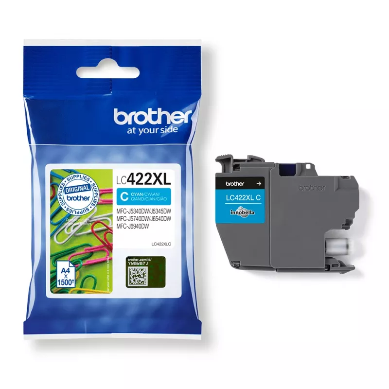 Brother LC422XLC tindikassett 1 tk Originaal tsüaan