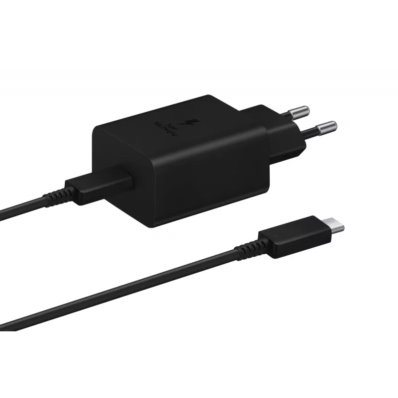 Samsung EP-T4510 universaalne kiirlaadimisega siseruumides kasutatav AC-laadija 45W USB-C PD 3.0 must