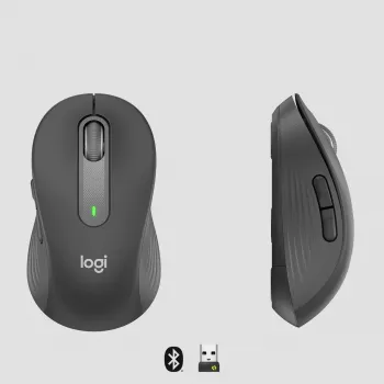 LOGITECH Signature M650 L juhtmevaba hiir – suurtele kätele – paremakäeline – grafiit